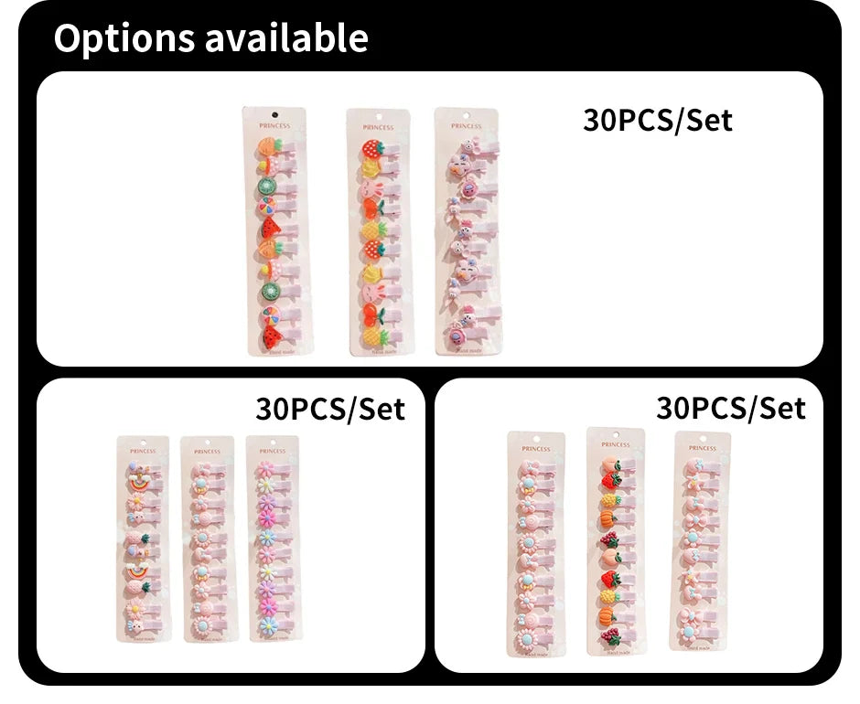 Fermagli capelli per bambini Set di 30 pezzi