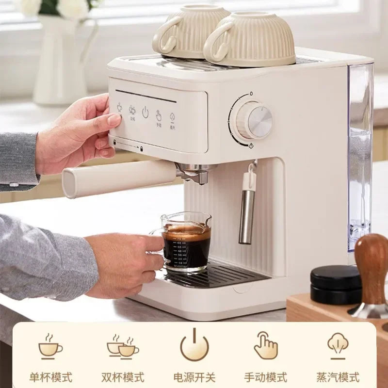Macchina per caffè espresso elettrica italiana professionale cappuccino Montalatte 20Bar