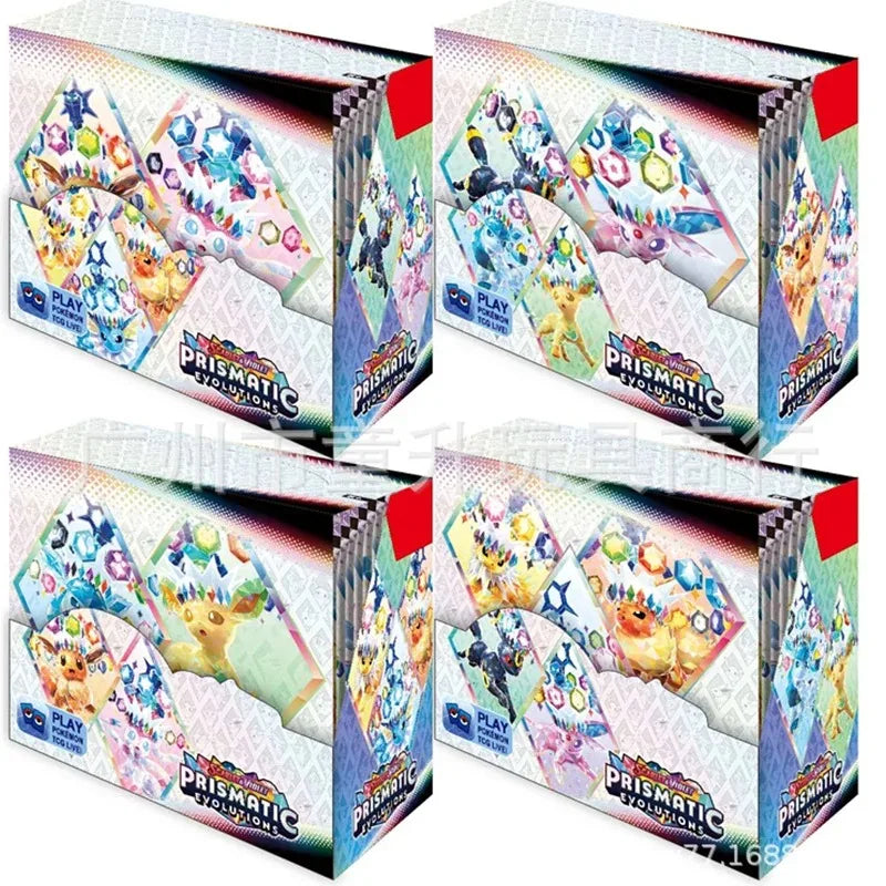 Set da 12/18/36 bustine di Pokemon Card MEGA ASCEND HEROES Prismatic Evolutions Scarlet Violet 151 English Booster