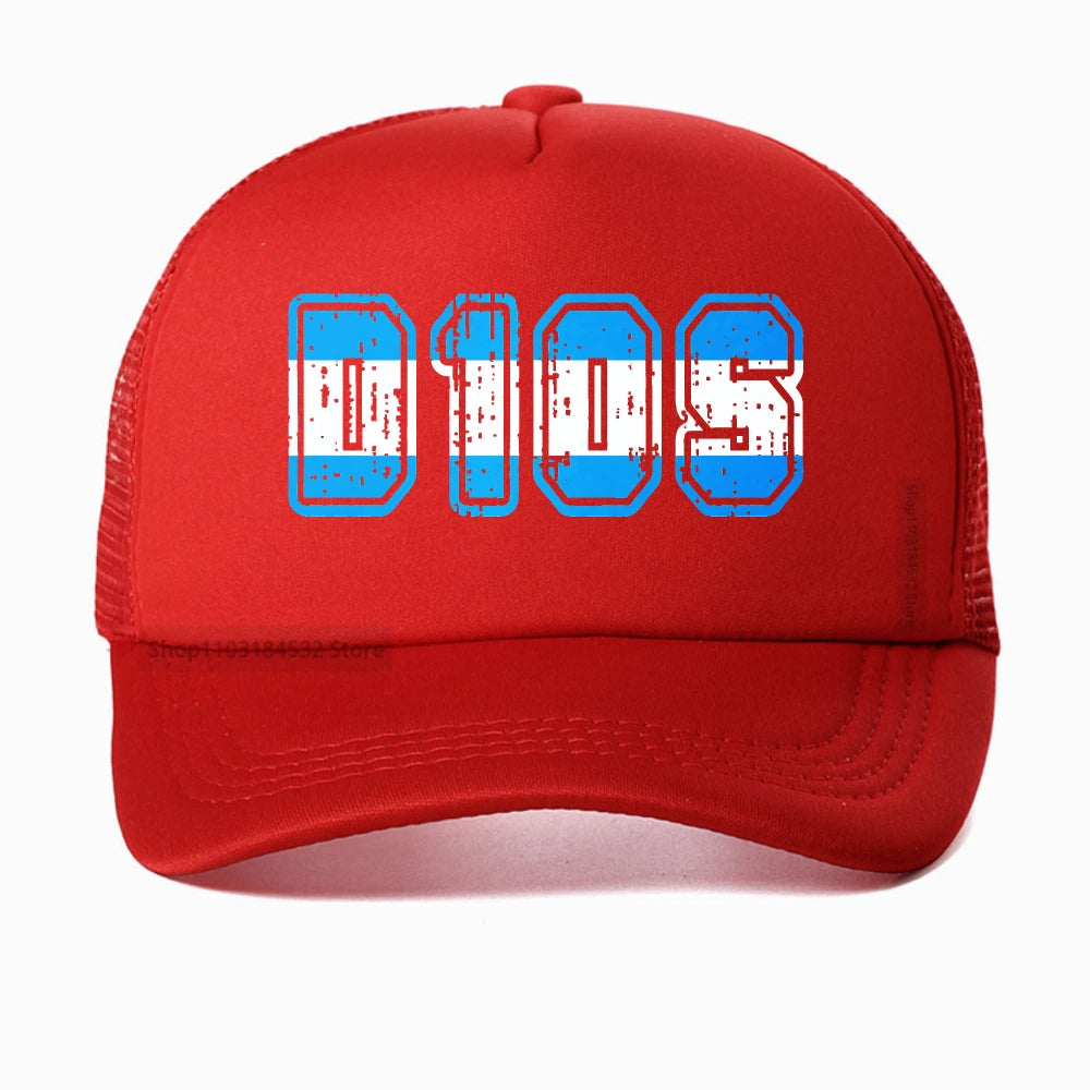 Maradona D10S Cappello Baseball Unisex