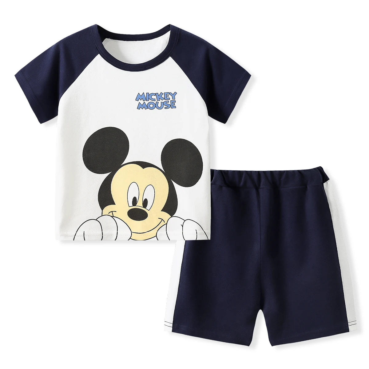 Set a maniche corte per bambini T-shirt in cotone Pantaloni Tute da ginnastica 0-3 anni