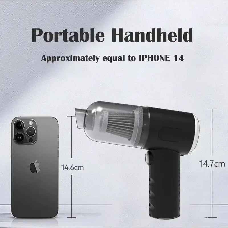 Aspirapolvere per auto wireless Ricarica USB 1200mAh