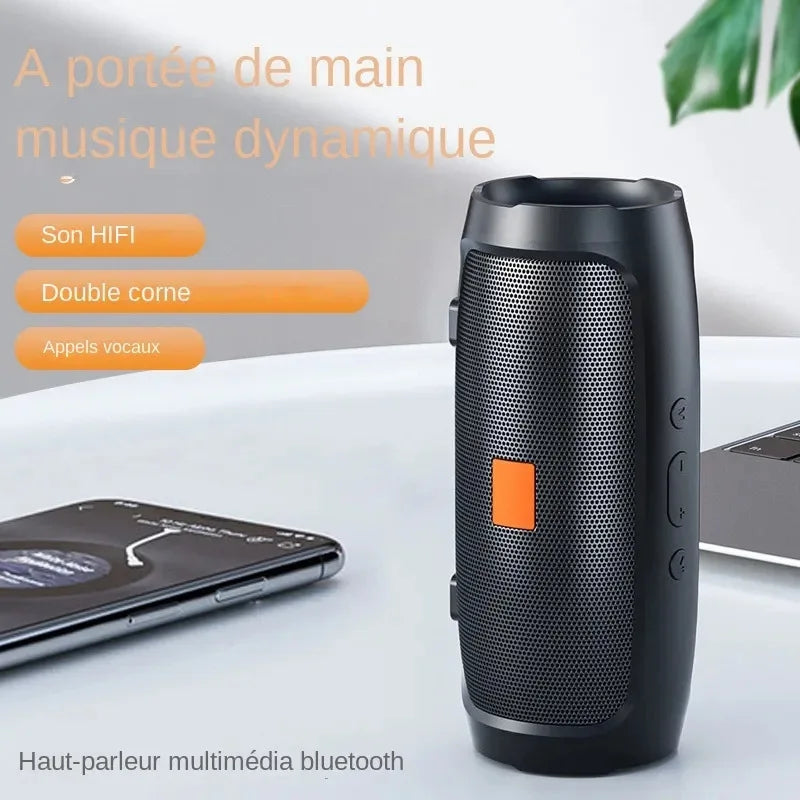 Lenovo TF USB Bluetooth Altoparlante portatile Doppio altoparlante Stereo all’aperto Riproduzione FM Trasmissione vocale Subwoofer Altoparlanti wireless