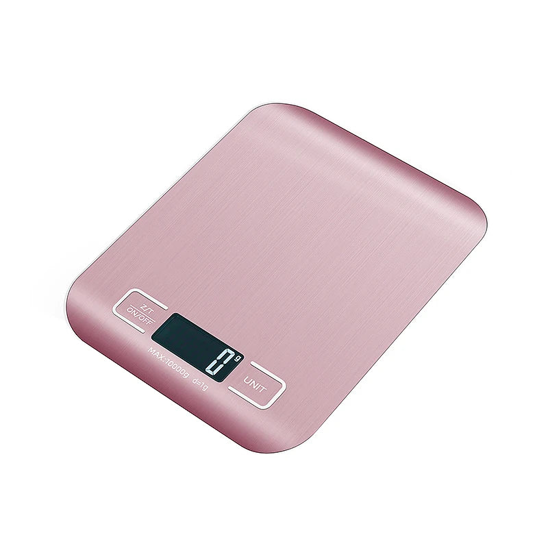 5kg/10kg Bilancia da cucina digitale Display LCD Bilance elettroniche in acciaio inossidabile