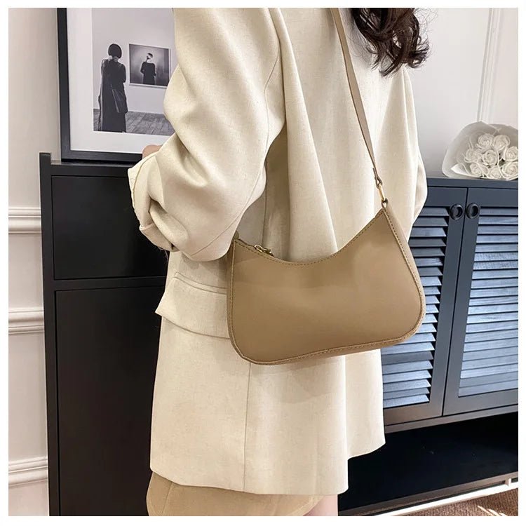 Borsa a tinta unita alla moda,  elegante e di alta qualità
