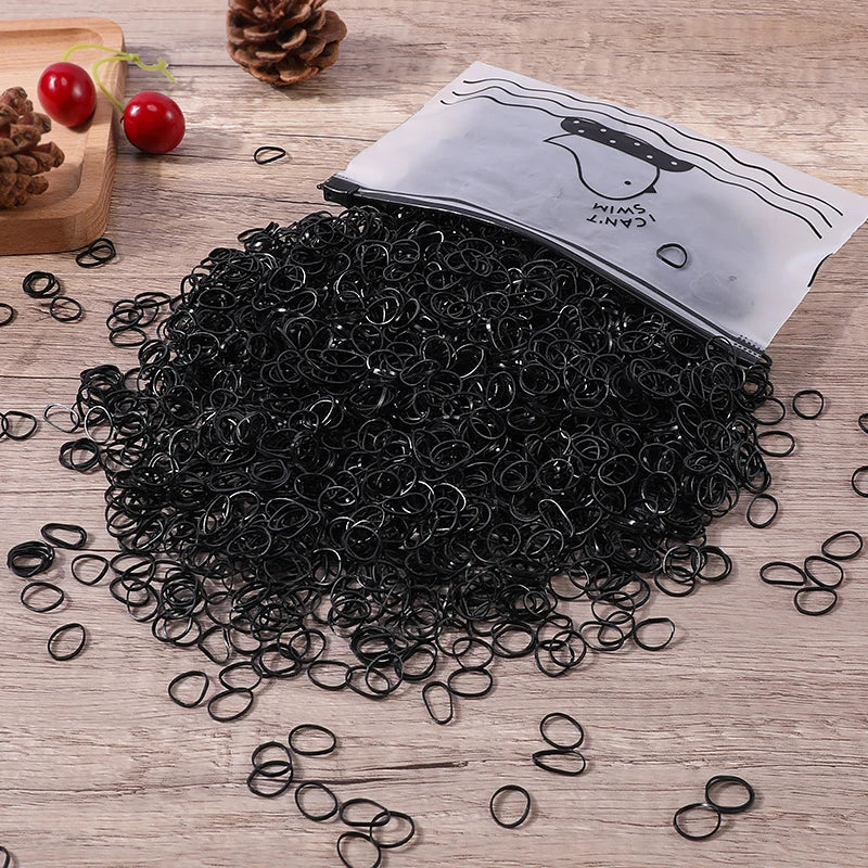 1000/2000Pcs mini elastici diversi colori
