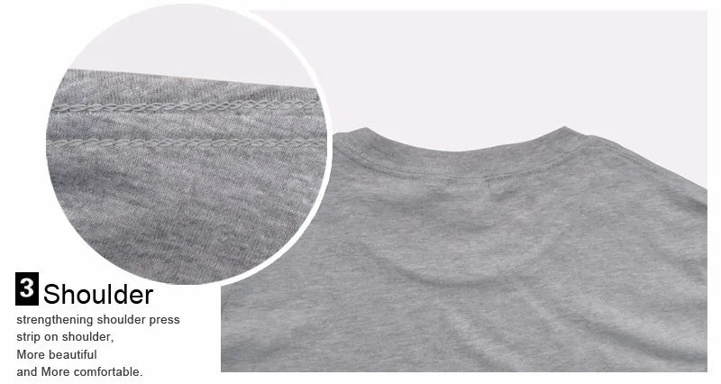 T-shirt casual da uomo con motivo Streetwear in puro cotone