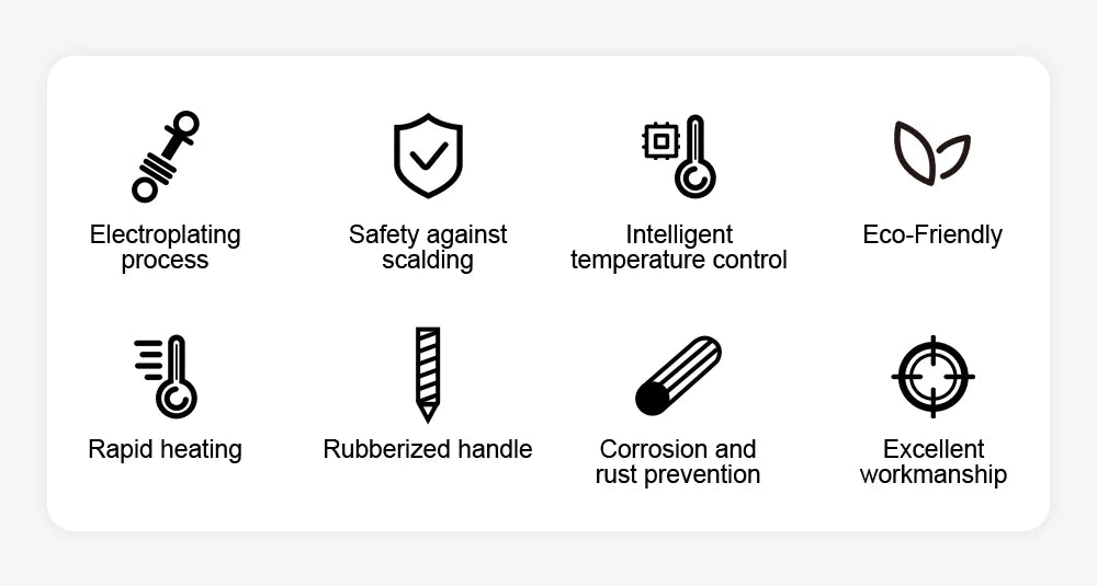 🇺🇸JCD 220V 60W Saldatore elettrico a temperatura regolabile di qualità Kit completo