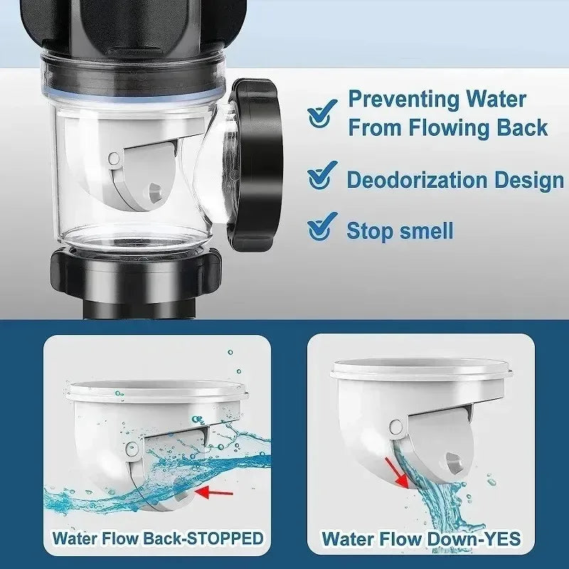 Universal Flip Lavabo in acciaio inossidabile Tubo di drenaggio