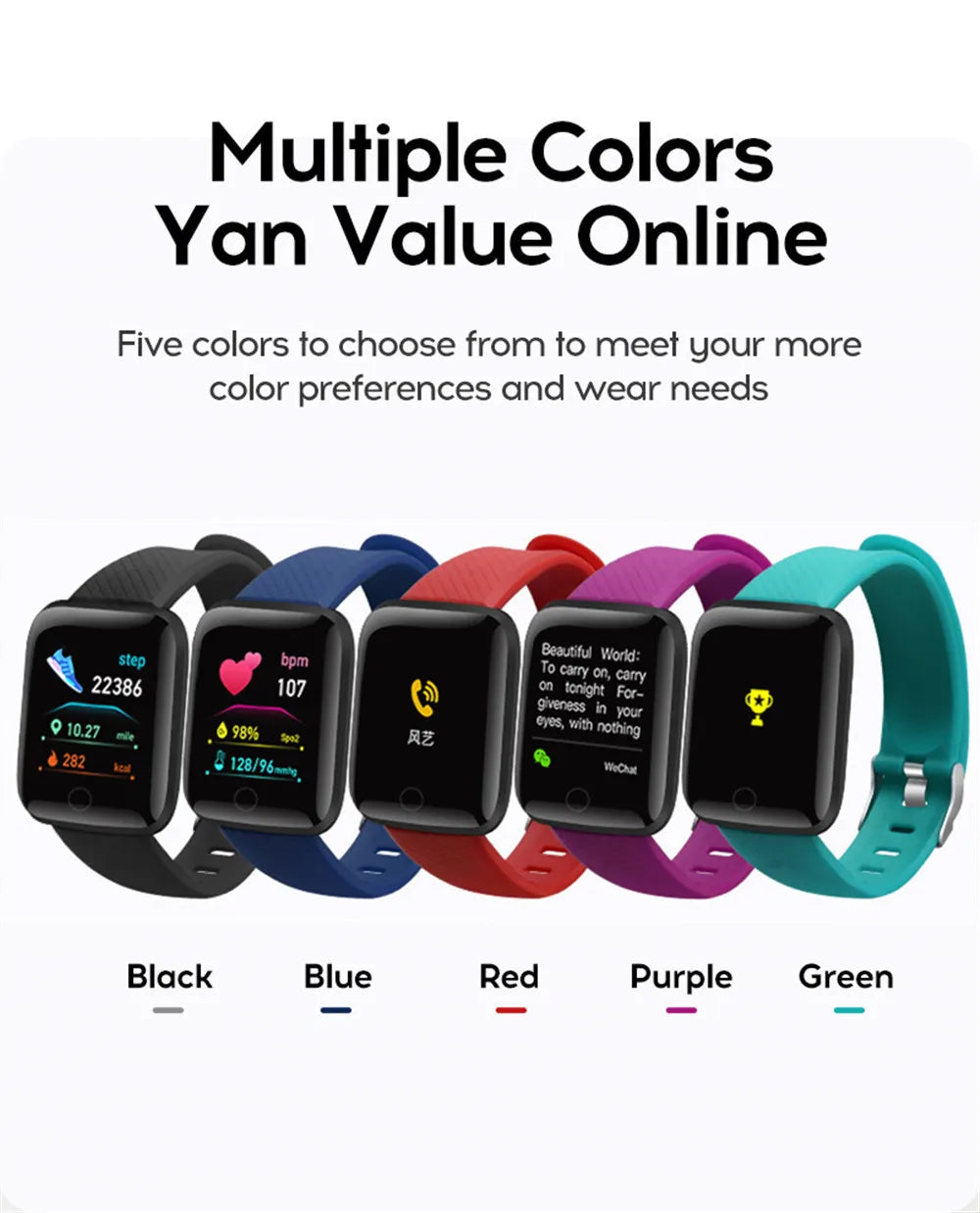 Smartwatch Unisex  per Android IOS