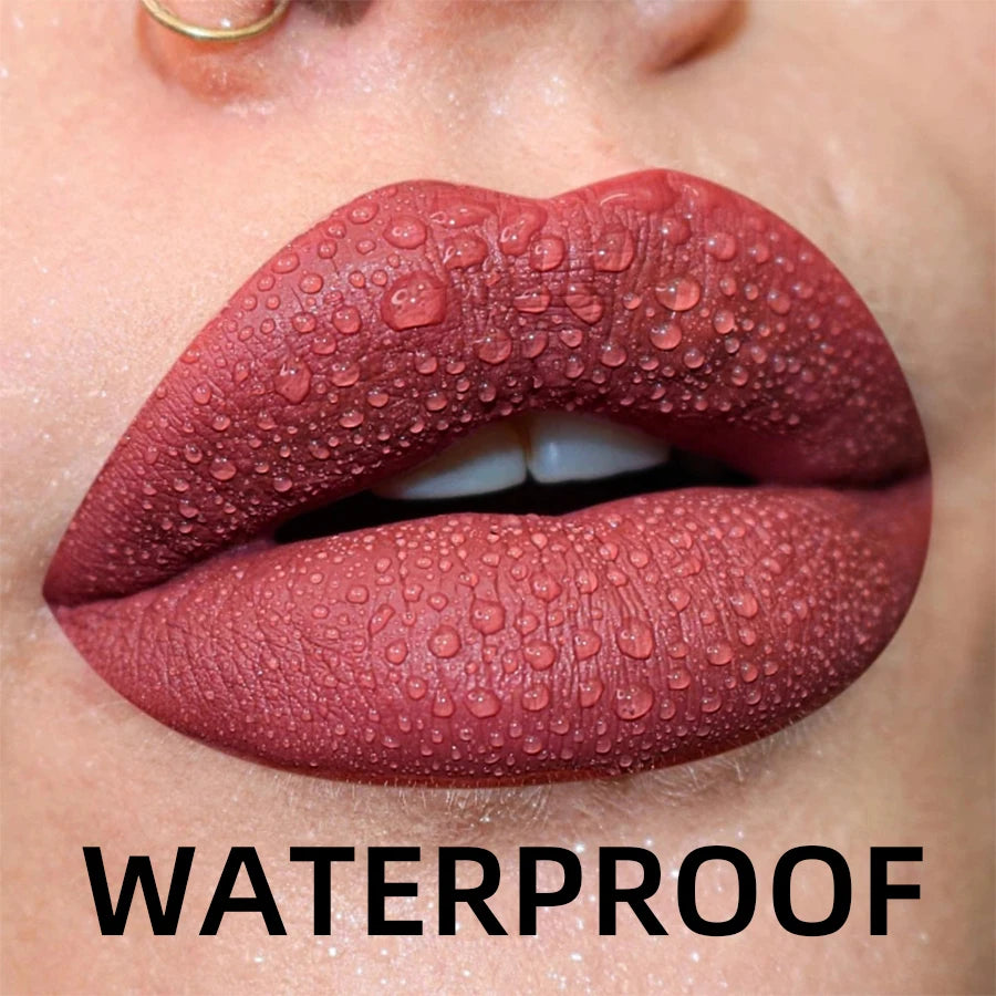 Matte Velvet Lip Gloss Impermeabile Rossetto liquido