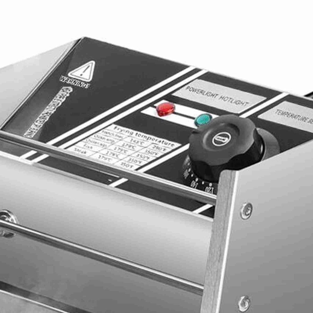 Friggitrice elettrica multifunzionale 1500W 6L Friggitrice di grande capacità con cestello di filtrazione dell’olio per cucina