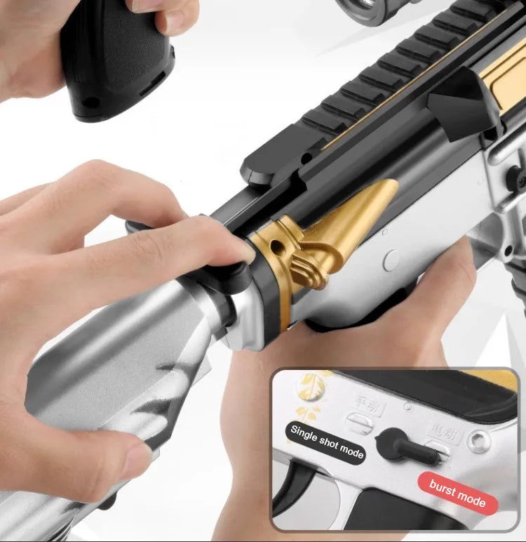 Burst M416 completamente automatico Toy Gun Gel
