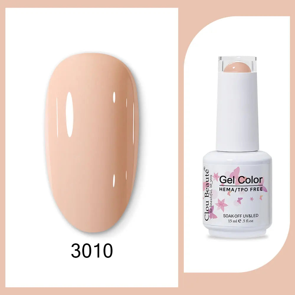 CLOU BEAUTÈ  15/10ml Semipermanente Gel Smalto Unghie 400 colori disponibili