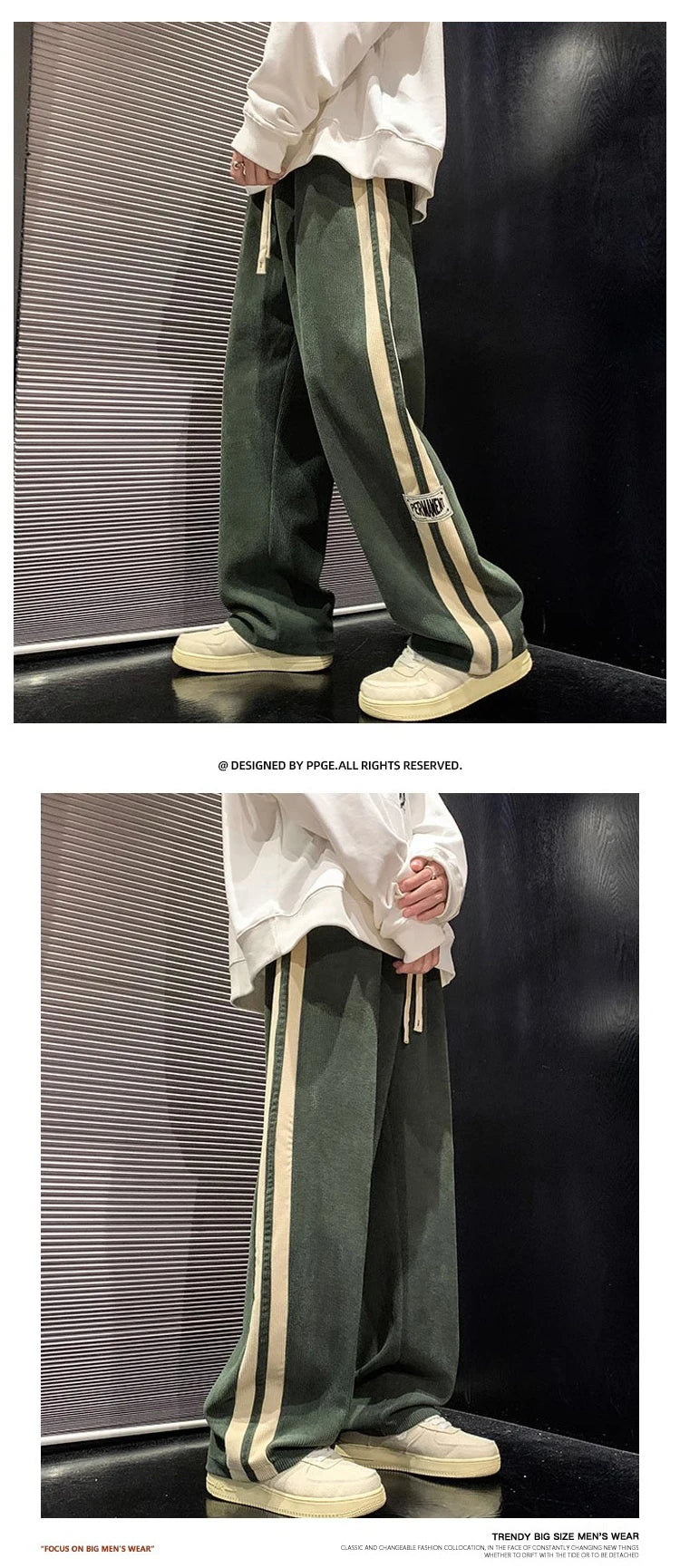 High Street Pantaloni casual Uomo a gamba larga