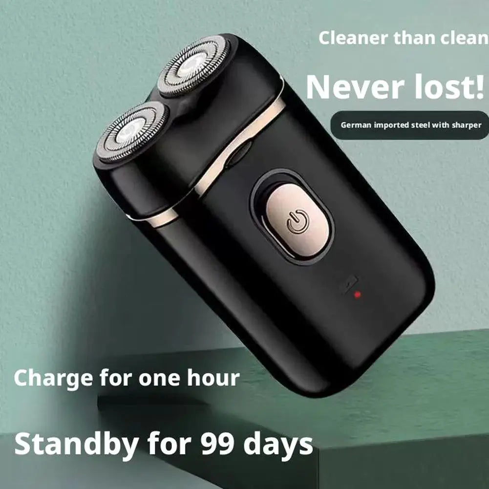 Rasoio elettrico portatile ricaricabile Usb per uomo, da viaggio mini, impermeabile