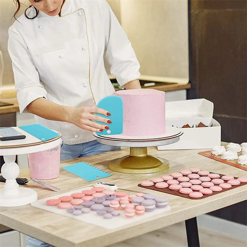 Sacchetti per tubazioni in silicone e punte Set Torta fai da te Kit di decorazione con ugello in acciaio inossidabile per pasticceria