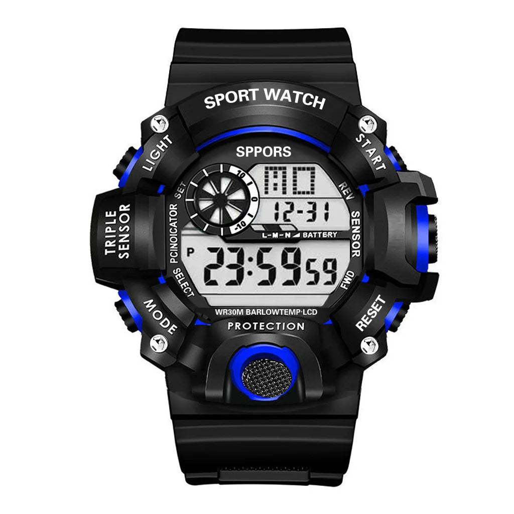 Orologio da uomo Multifunzionale Impermeabile Allarme luminoso