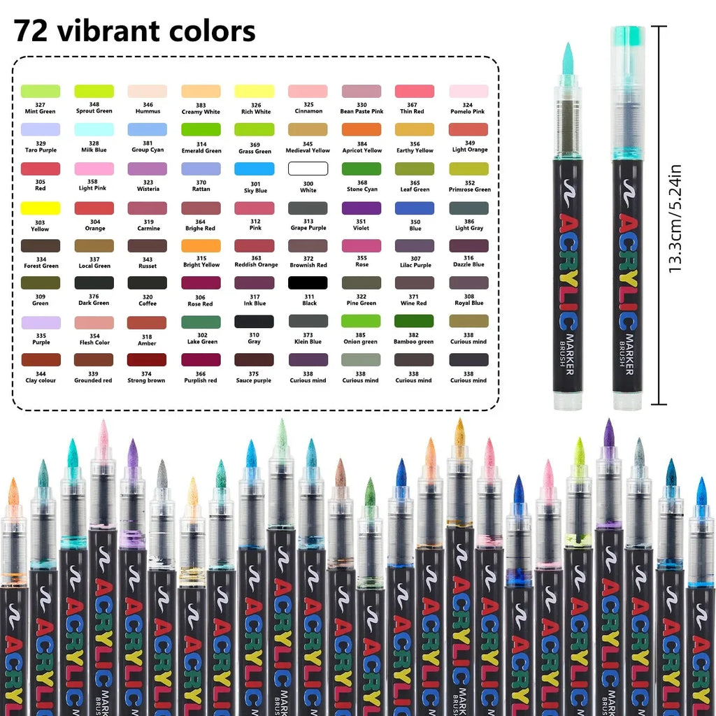 36-366 Colors Acrylic Set Waterproof Professional