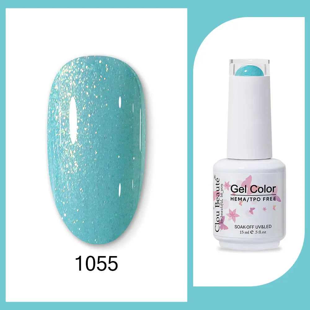 CLOU BEAUTÈ  15/10ml Semipermanente Gel Smalto Unghie 400 colori disponibili