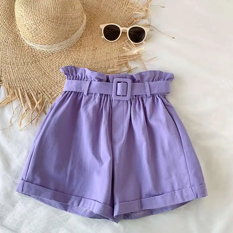 Pantaloncini di cotone per bambini 4-6 anni traspiranti e sottili