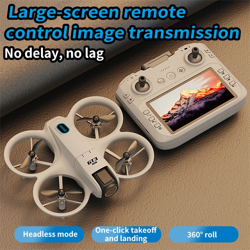 New GT3 MAX Drone 8K HD 4.3” Telecomando Modalita 360° Flip Quadcopter 2 modelli