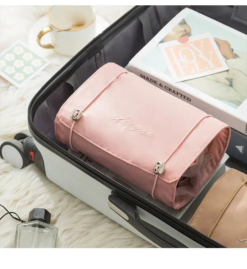 Borsa cosmetica pieghevole portatile 4 in 1