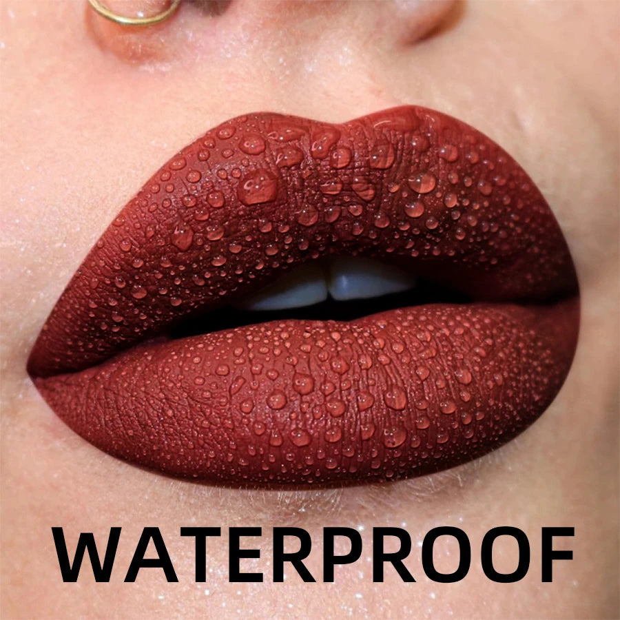 Matte Velvet Lip Gloss Impermeabile Rossetto liquido