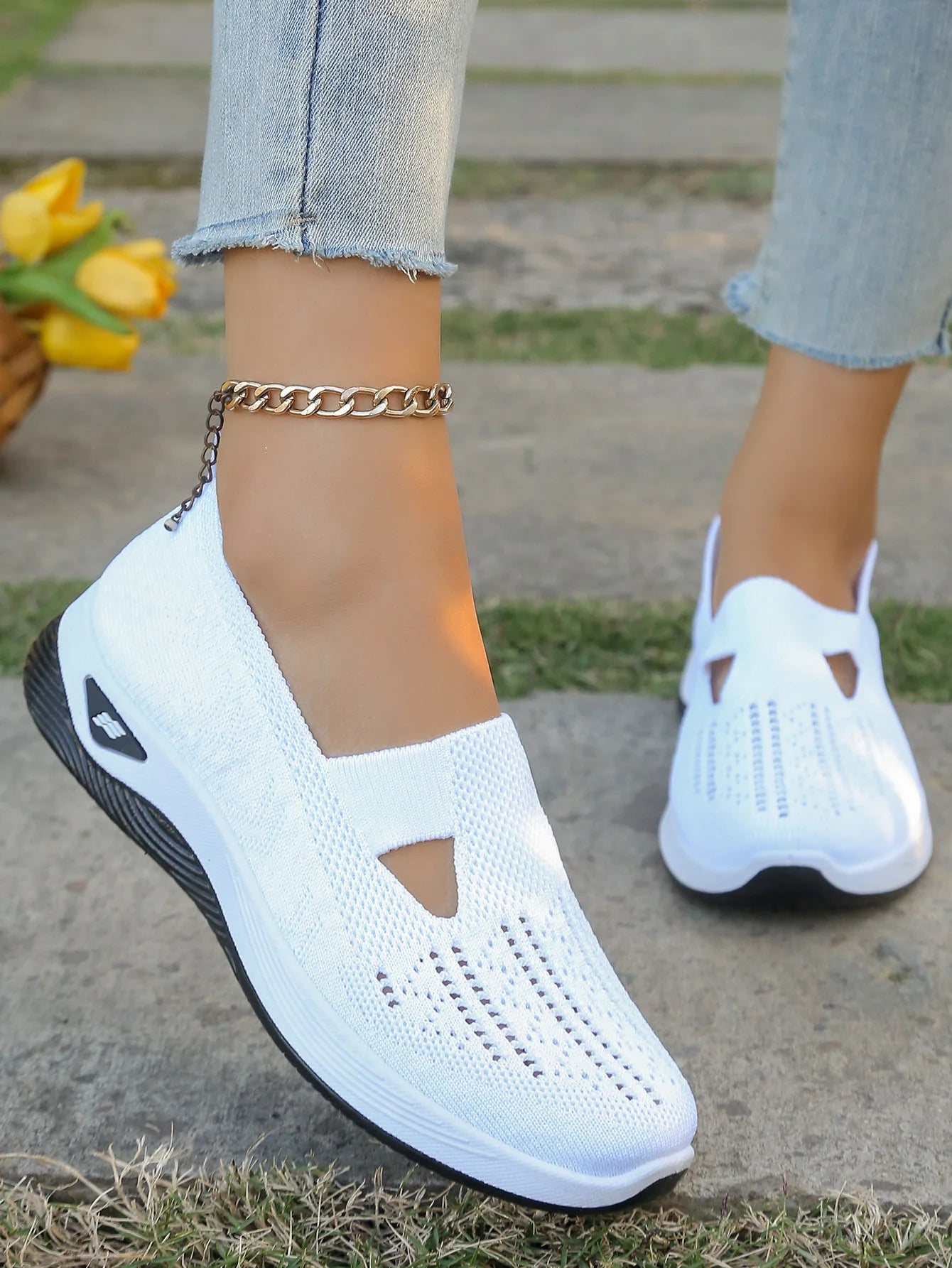 Scarpe sportive primaverili nuove da donna, alla moda, traspiranti, leggere, antiscivolo, resistenti all’usura,