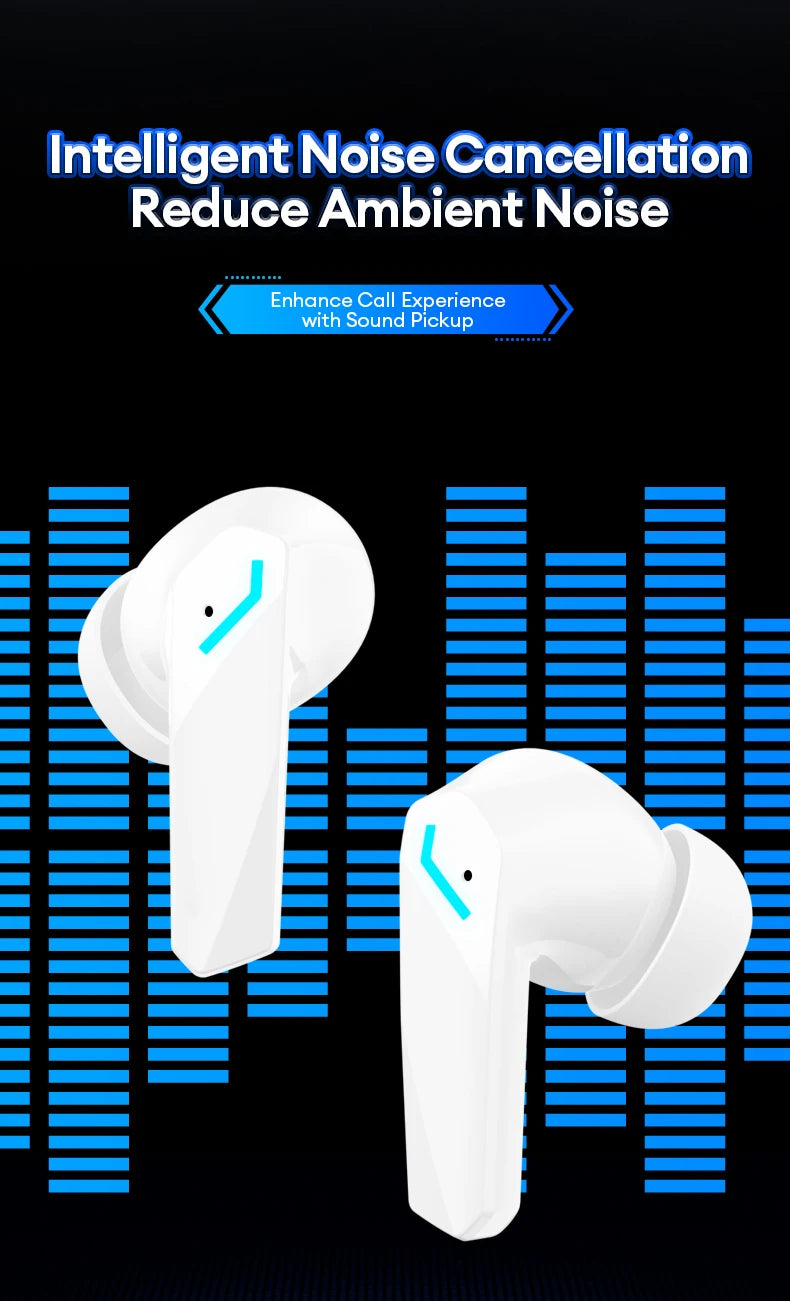Lenovo GM2 Pro Cuffie Wireless Touch Control Auricolari Bluetooth Riduzione del rumore HiFi