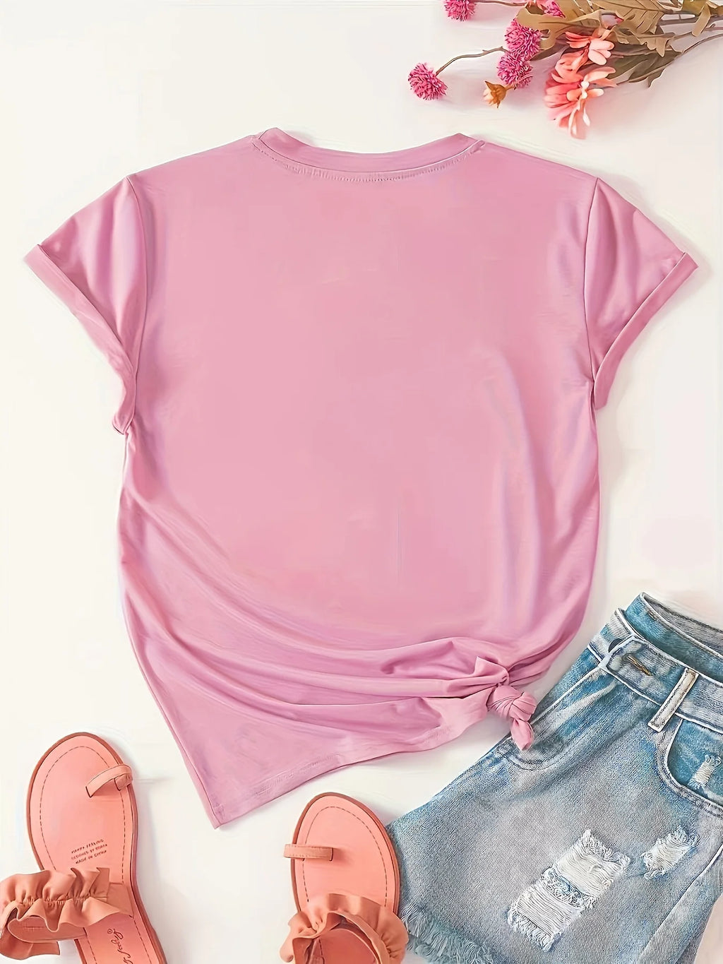 T-shirt donna manica corta casual girocollo estate xs-XXXL