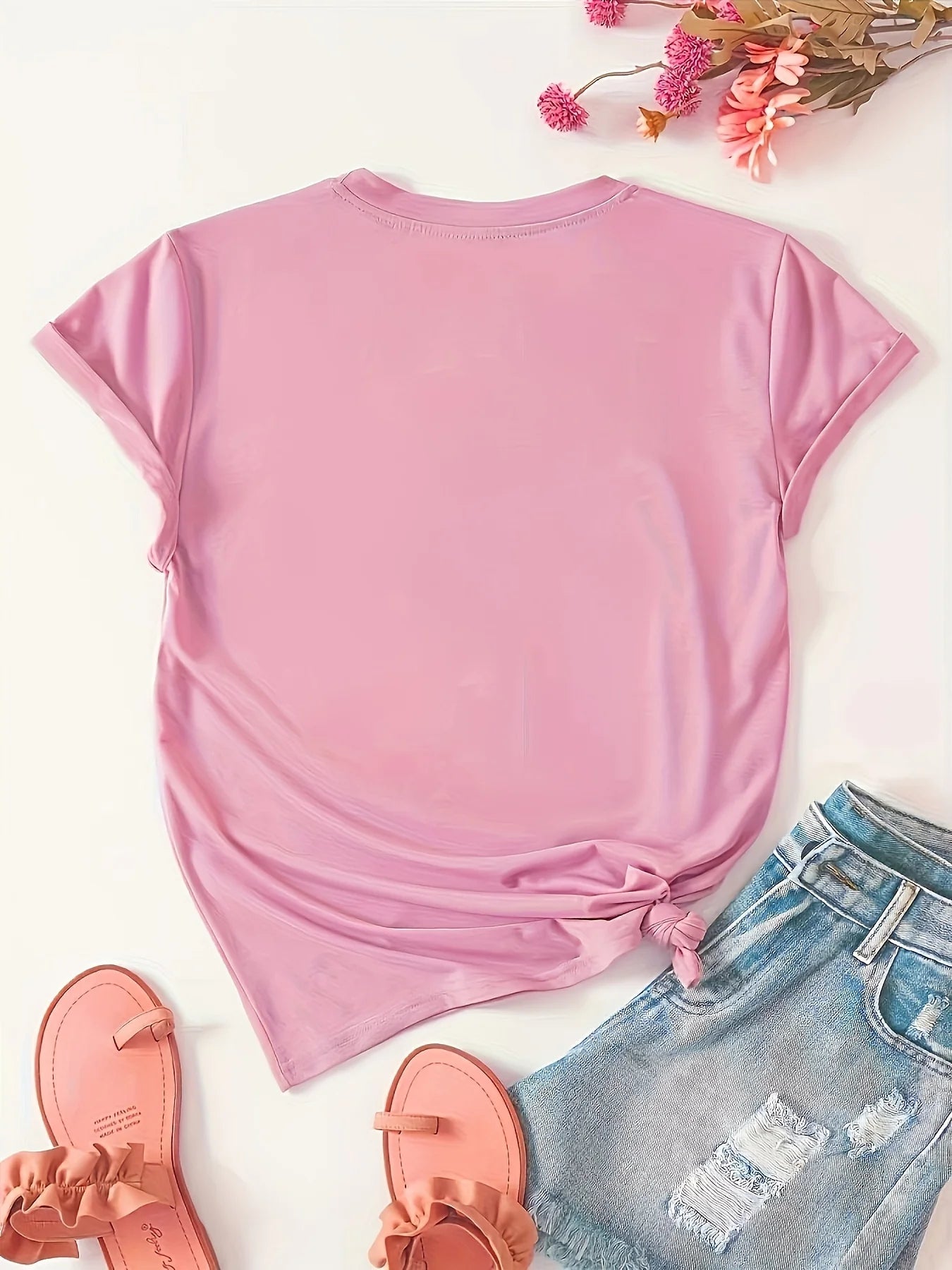 T-shirt donna manica corta casual girocollo estate xs-XXXL