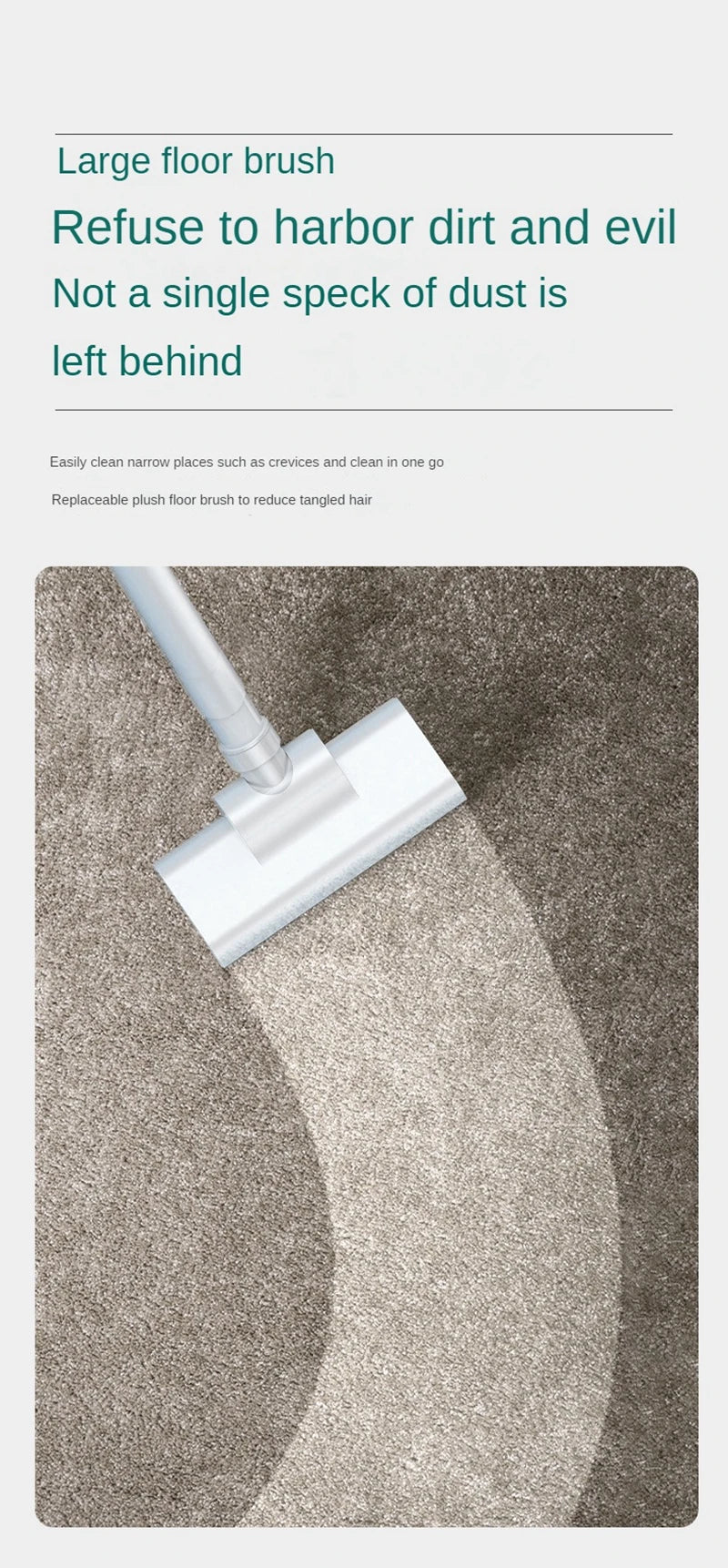 Aspirapolvere portatile 6500Pa Potente aspirapolvere wireless Leggero portatile Dustbuster pulizia della casa