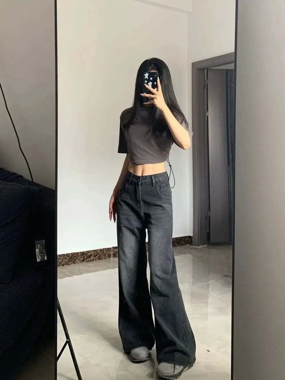Jeans a vita alta per donna
