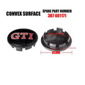 4 pezzi 55/56/65/70Tappi Coprimozzo per VW Golf