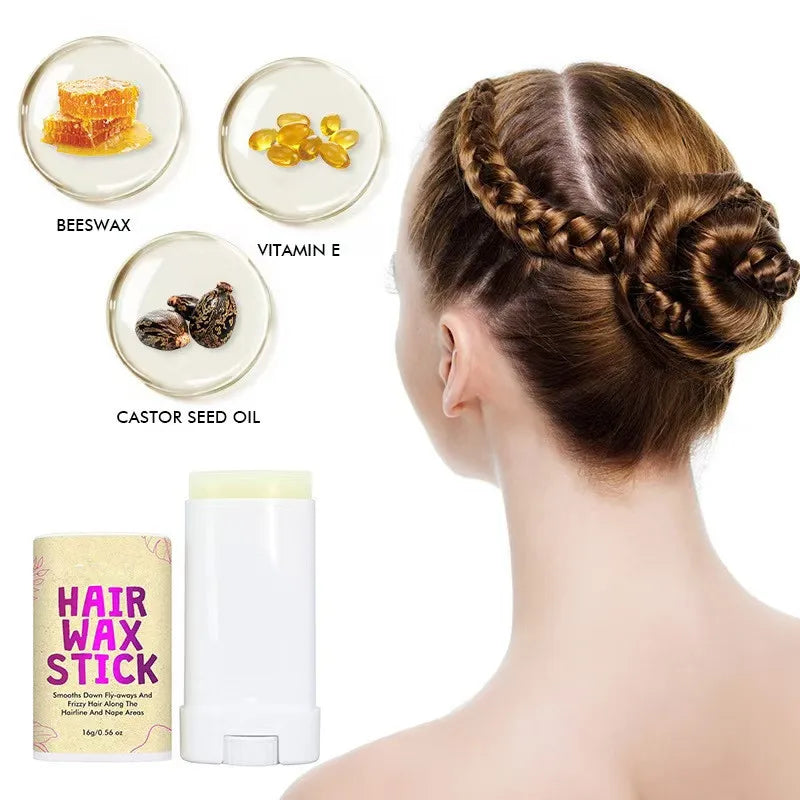 Lo stick di cera per capelli da donna leviga efficacemente l’effetto crespo, fornisce una tenuta duratura e crea un’acconciatura morbida e lucida.