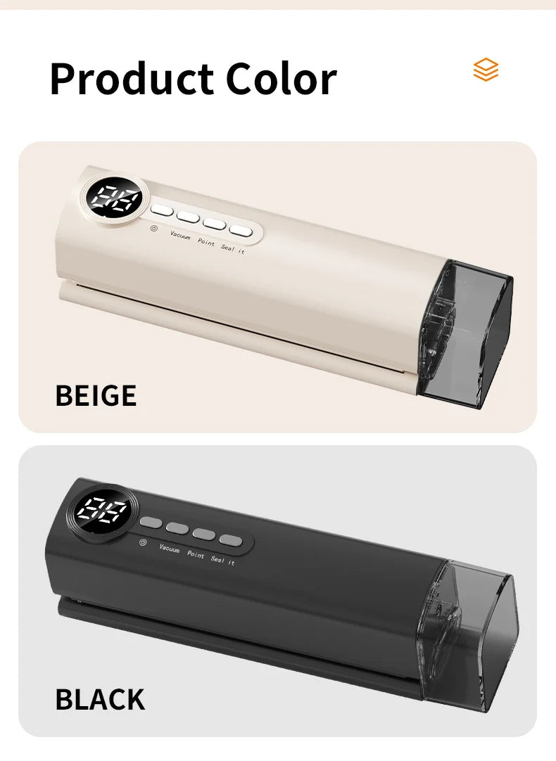 Sigillante sottovuoto wireless portatile multifunzionale potente aspirazione Macchina automatica per sigillare il cibo Sigillante per sacchetti per alimenti ricaricabile USB