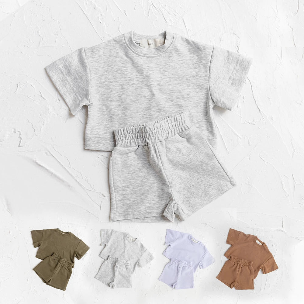 Abbigliamento Bambini T-Shirt + Pantaloncini 0-4 anni