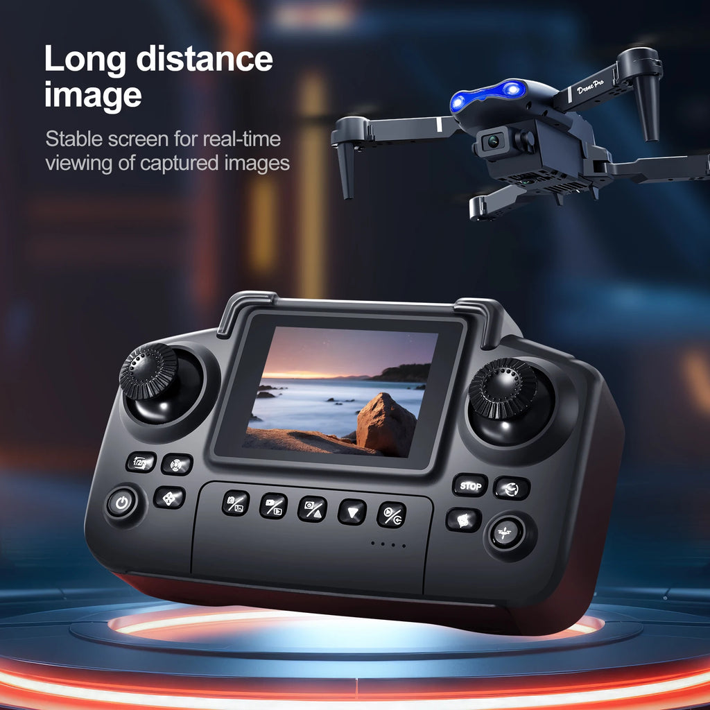 Professional E88 Air Screen Control Drone Wide RC Dron 8K Camera