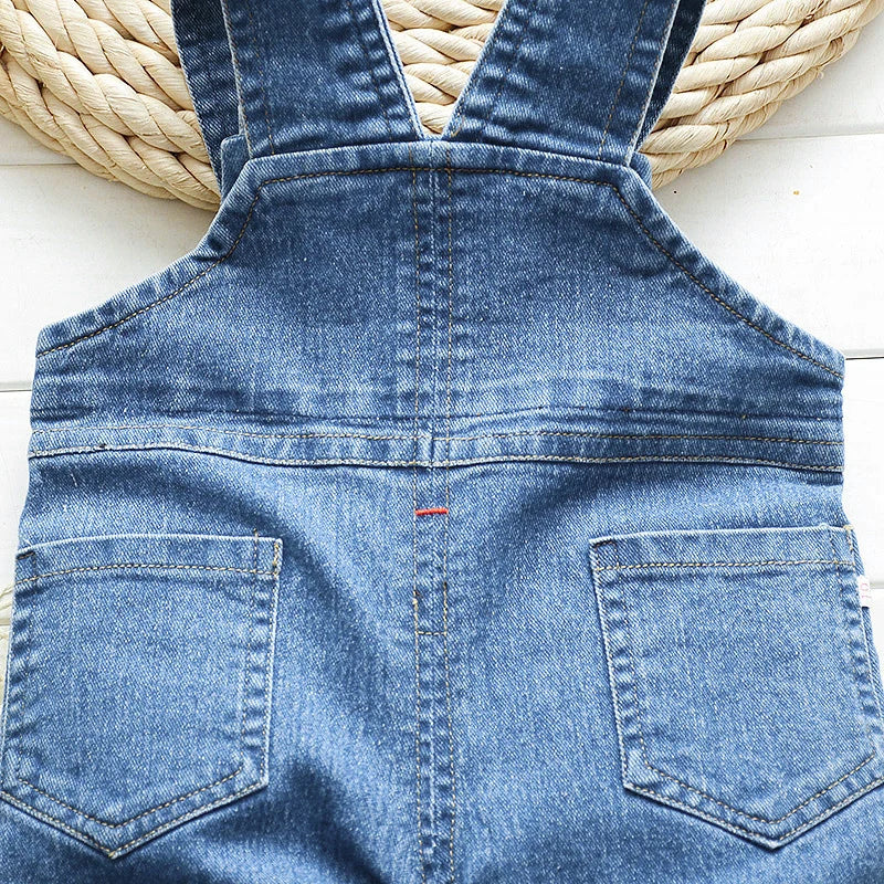 Tuta Salopette in denim per neonati Jeans morbidi