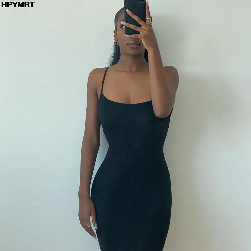 Abito Eleganti Satin Slip Senza Maniche