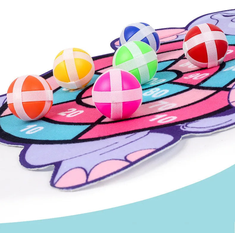 Bersaglio con palla appiccicosa Giocattoli per bambini da 2 a 4 anni Cartoon Animal