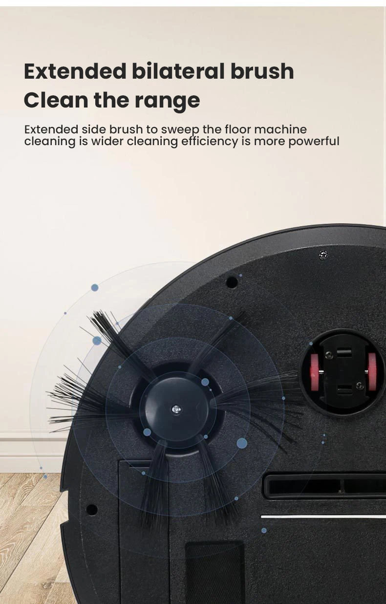 Aspirapolvere robot intelligente senza fili 5 in 1 Multifunzionale Super silenzioso Aspirazione Mop Humidifying per uso domestico Elettrodomestici