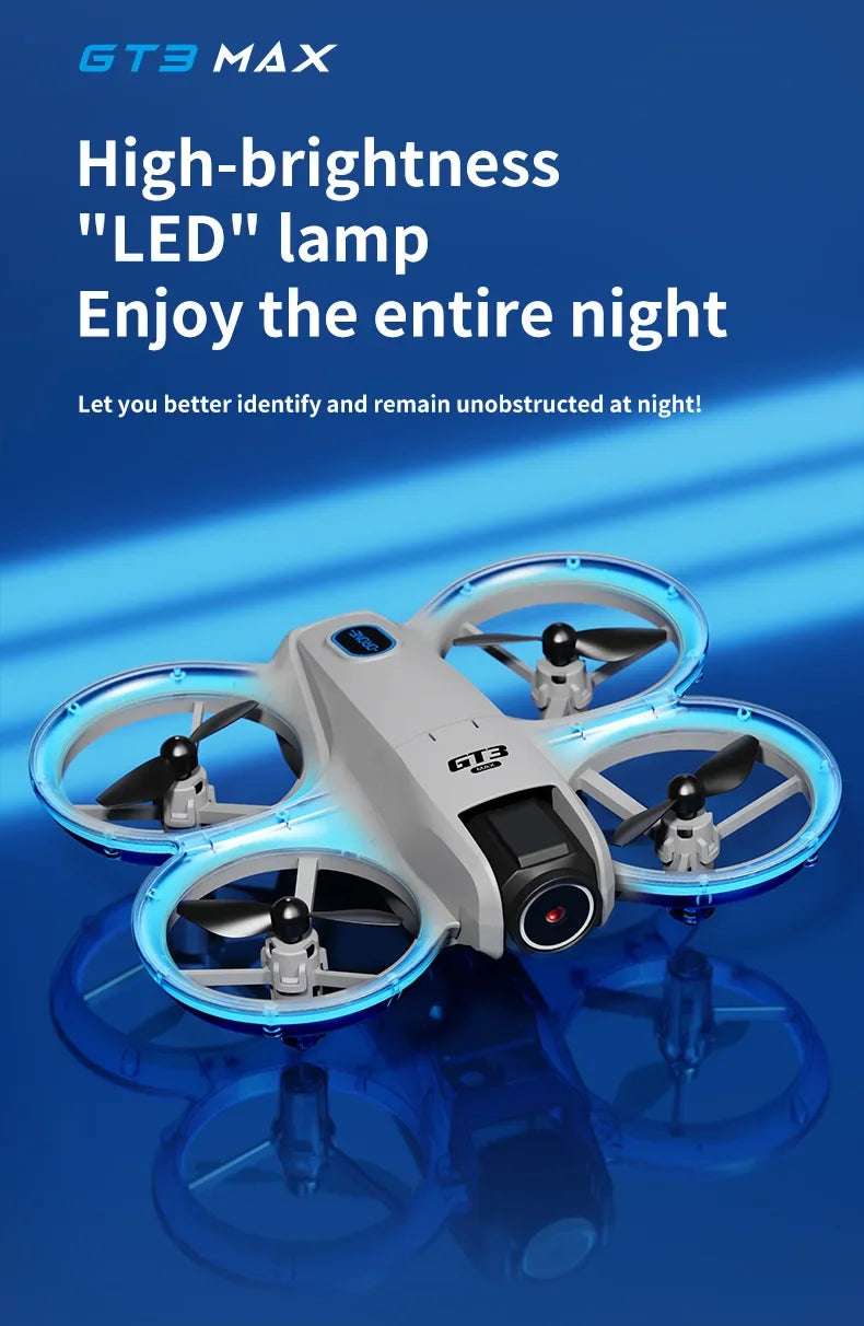 New GT3 MAX Drone 8K HD 4.3” Telecomando Modalita 360° Flip Quadcopter 2 modelli