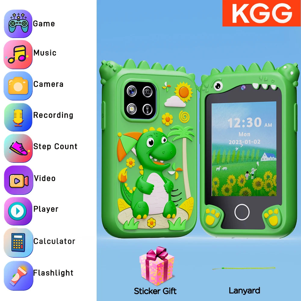 SmartPhone Fotocamera + Giochi Touch Screen+Lettore MP3 per bambini