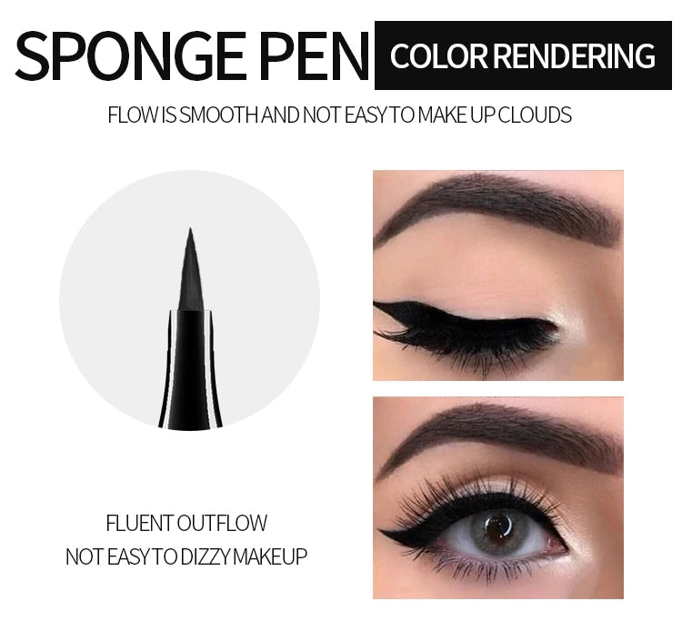 YANQINA Liquido Eyeliner Pencil 4D Impermeabile Mascara Set Cosmetici