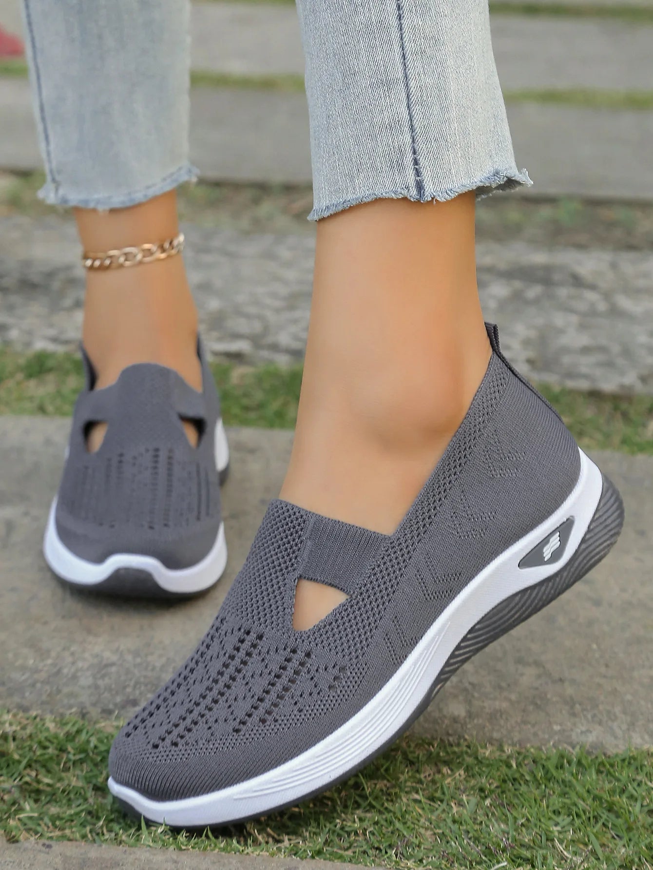 Scarpe sportive primaverili nuove da donna, alla moda, traspiranti, leggere, antiscivolo, resistenti all’usura,