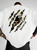 T-shirt da uomo estiva in 100% cotone