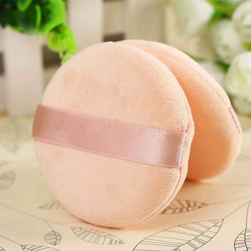 5-40 pezzi Round Facial Powder Spugnetta portatile morbida cosmetico puff per l’applicazione del trucco
