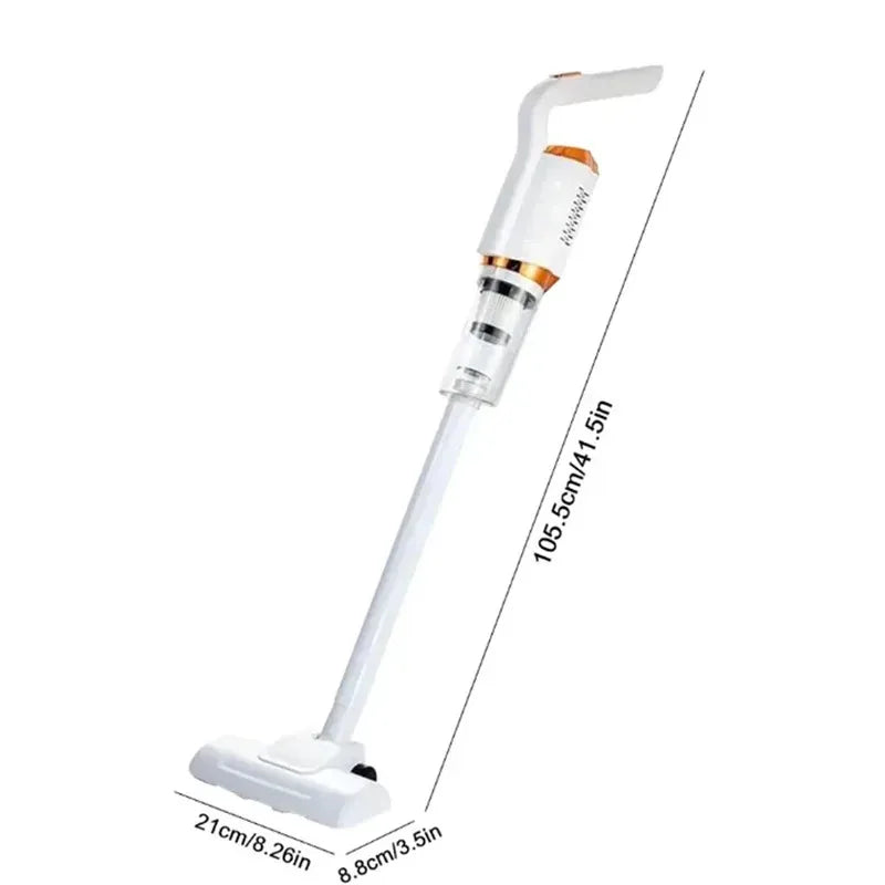 Aspirapolvere senza fili 8500Pa Aspirapolvere ad alta potenza da 120 W Potente dispositivo di pulizia ad aspirazione per casa